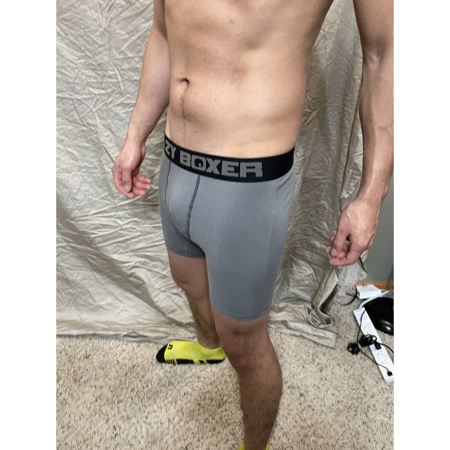 men's gray medium crazy boxer compression new and unworn Toy Story
