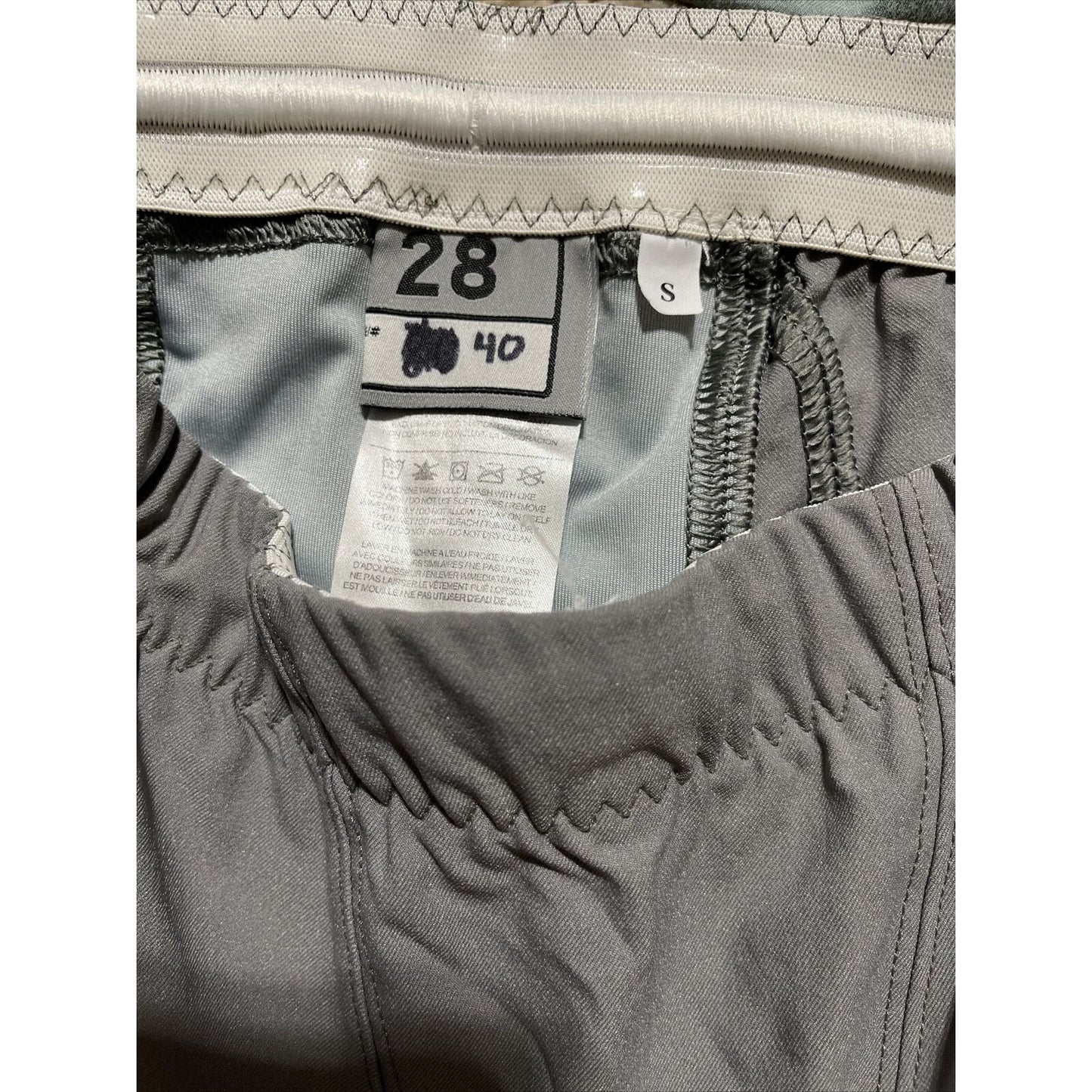 Men’s Baylor Gray Football Player Pants #40 Size 28 - Small
