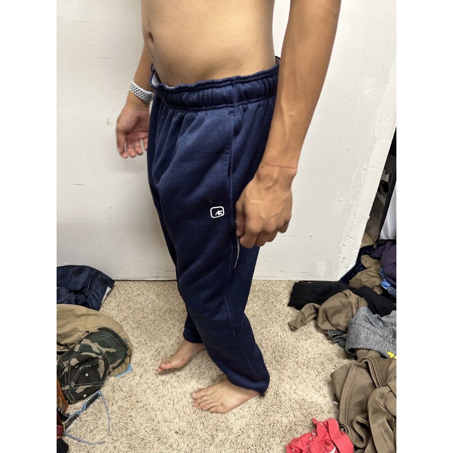 Men’s AND1 Dark Blue Medium Sweat Pants Polyester