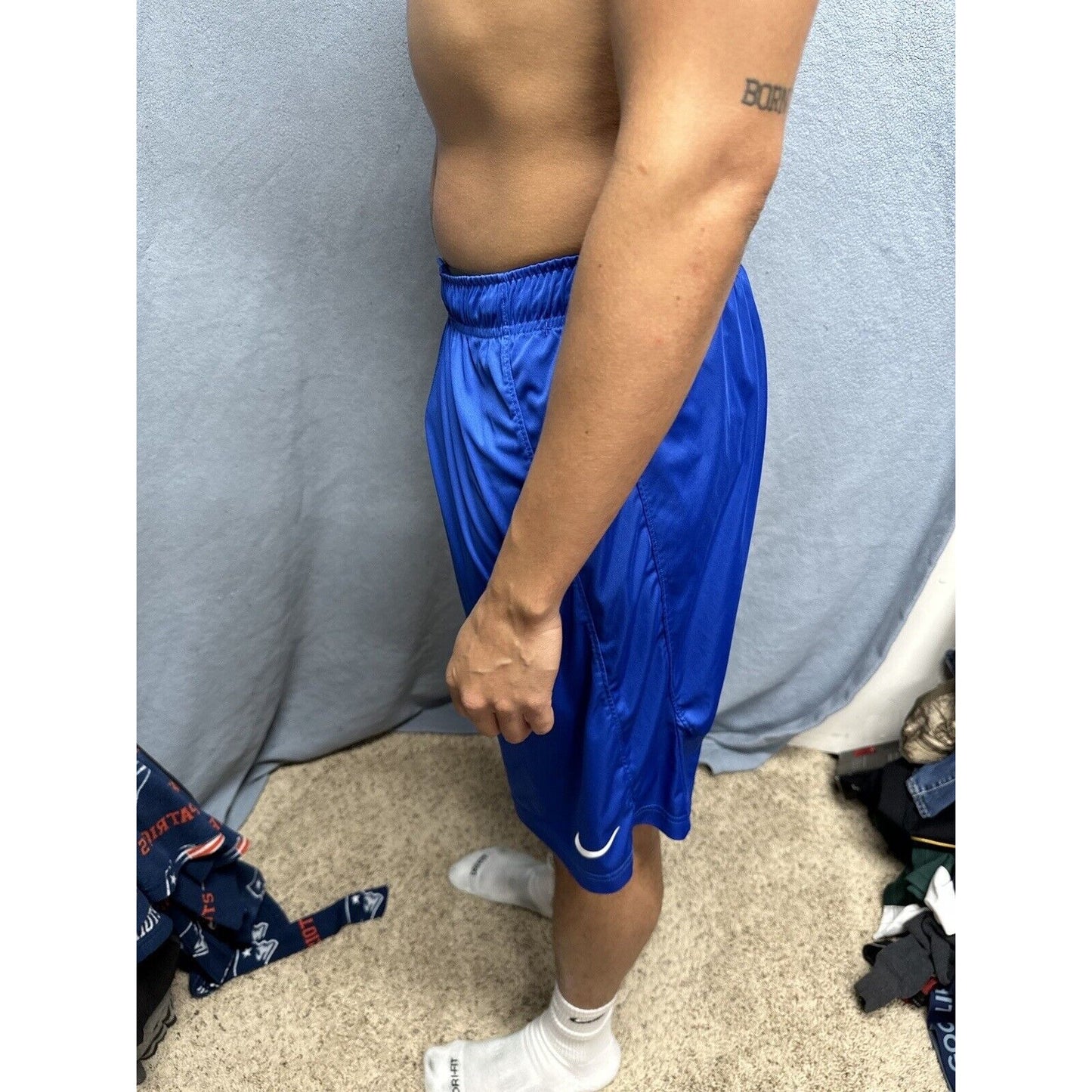 Men’s Blue Nike Dri Fit Large USAFA Air Force Academy Baseball Shorts