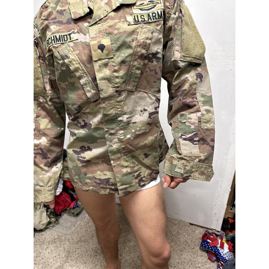 Men’s Ocp Top Specialist Rank Medium Regular Flame Resistant Army Combat Blouse