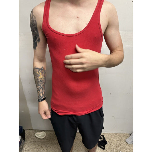 Men’s Large Red Mossimo Muscle Shirt Tank Top