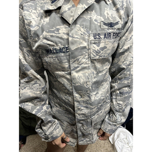 Men’s Abu Airman Battle Uniform Coat Civil Air Patrol Top 38XL Capt Patches