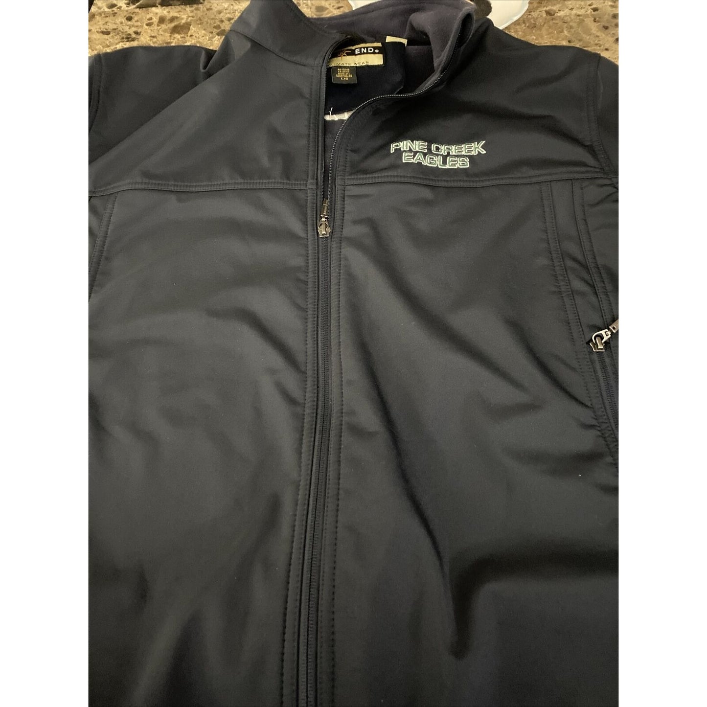 PINE CREEK EAGLES DECA North End All Climate Wear Men’s Large Windbreaker Jacket