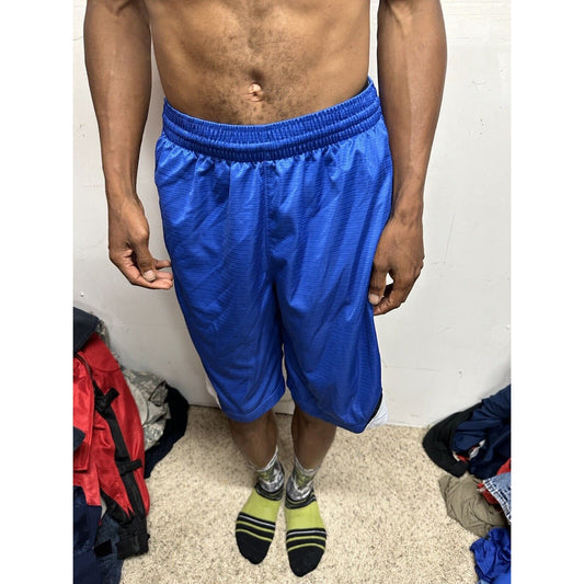 Men’s Blue Nike Basketball Medium Shorts With Pockets