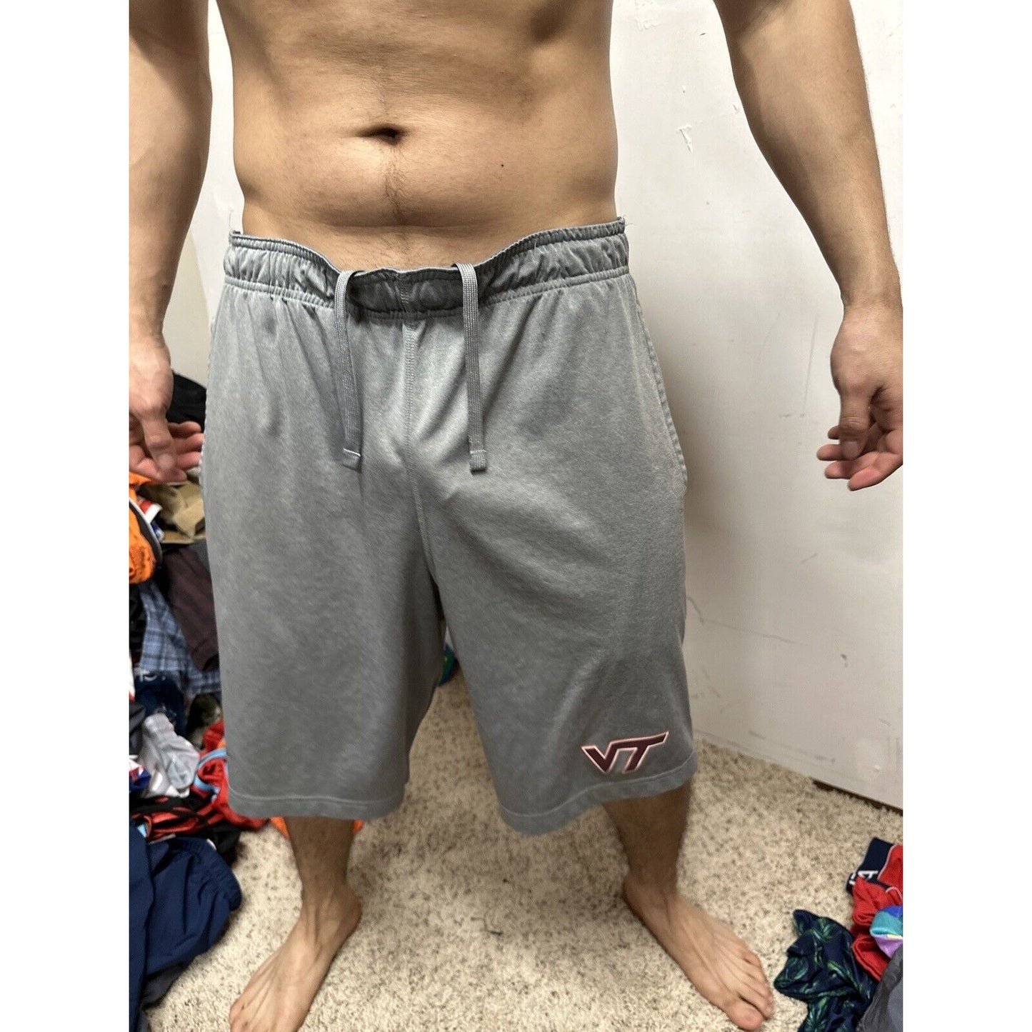 Men’s Gray Virginia Tech VT Shorts Nike Medium
