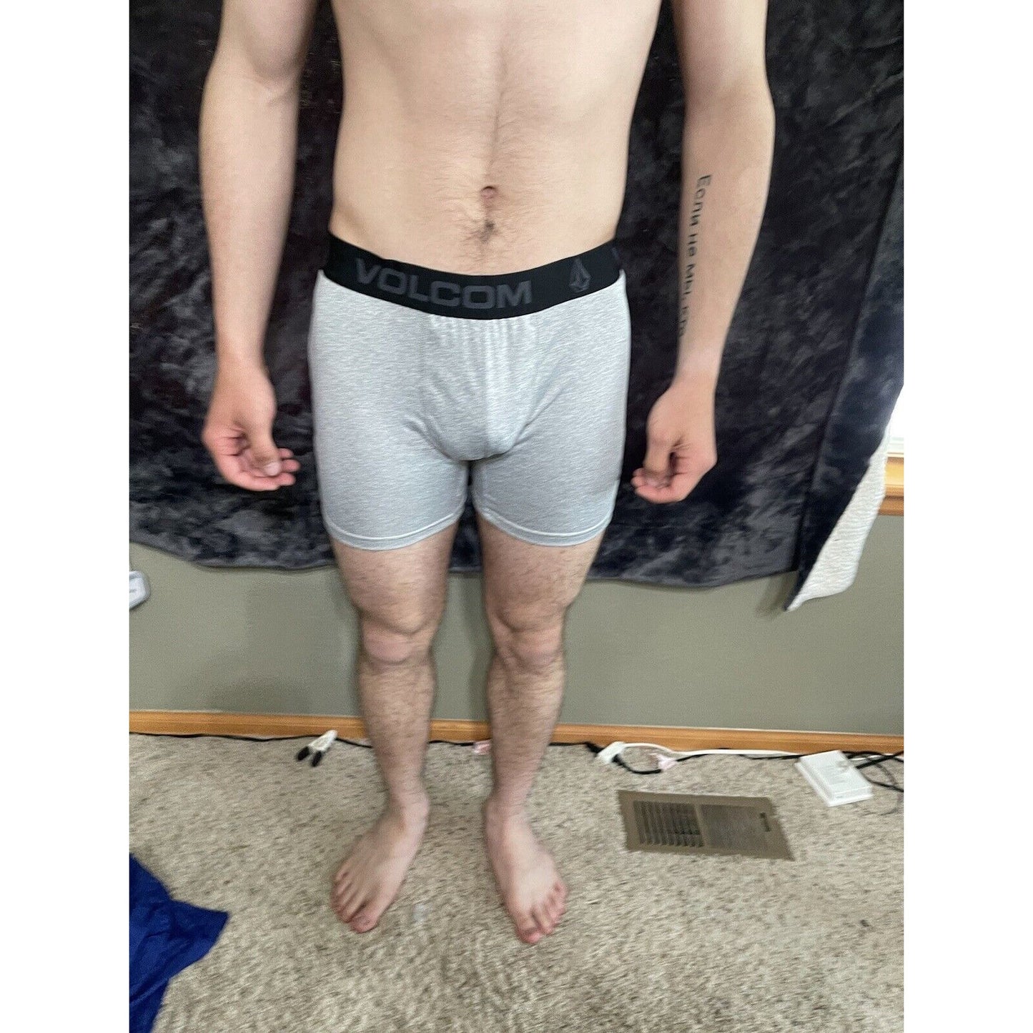 Men’s Small Icy Gray 32 Degrees Cool Boxer Briefs New