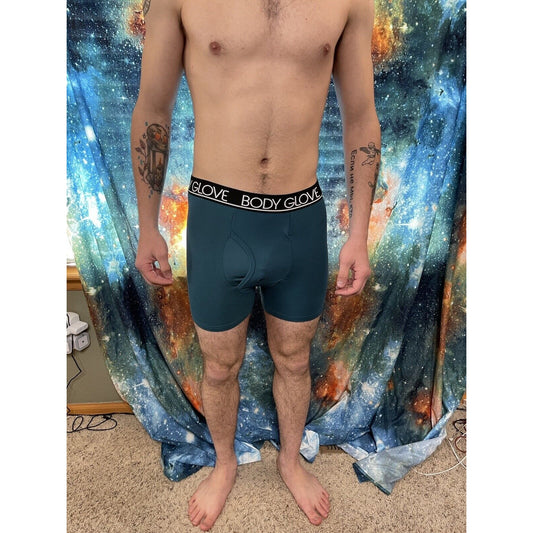 men's Large body glove green compression shorts new and unworn
