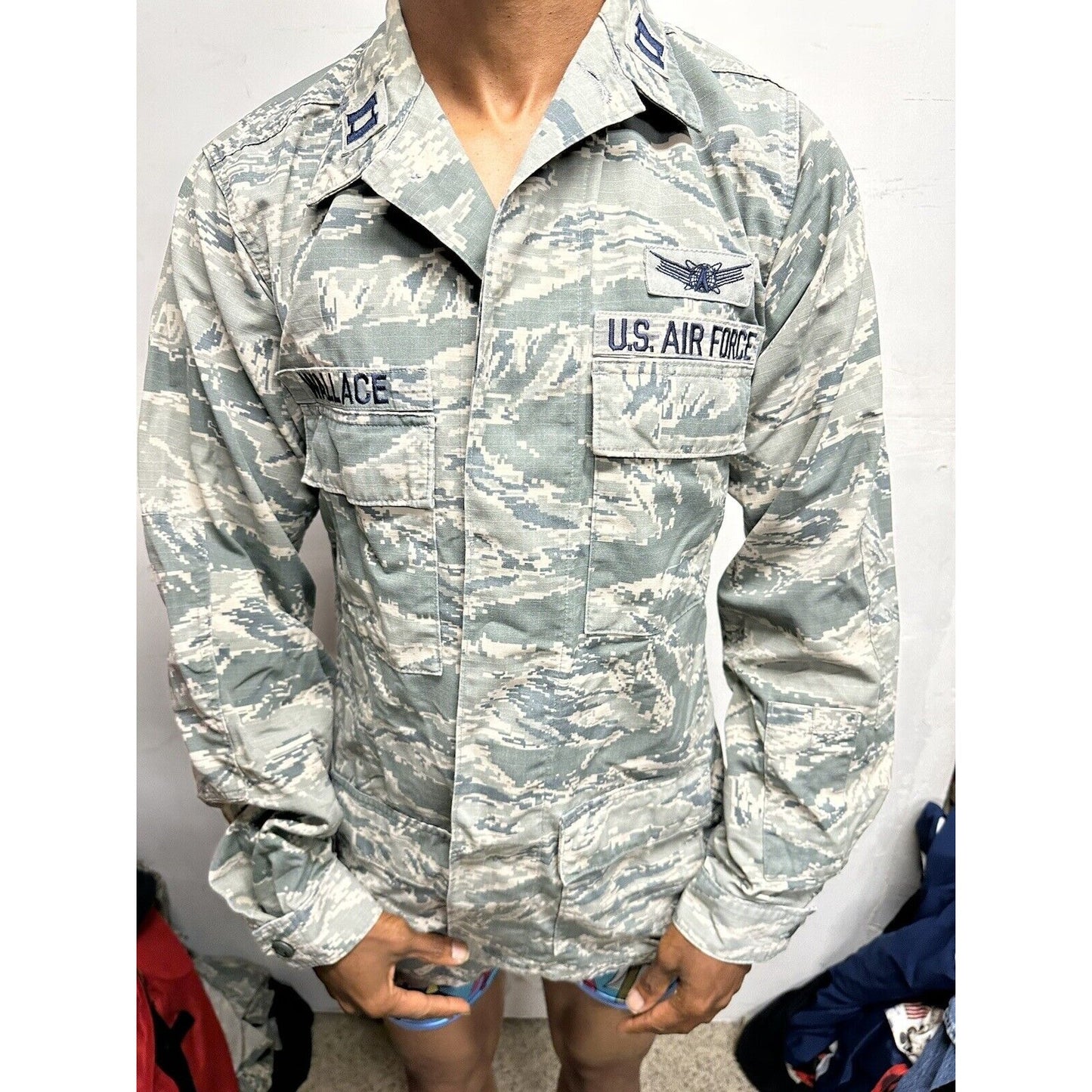 Men’s 36XL Airman Battle Uniform Abu USAF Civil Air Patrol Top Coat Blouse