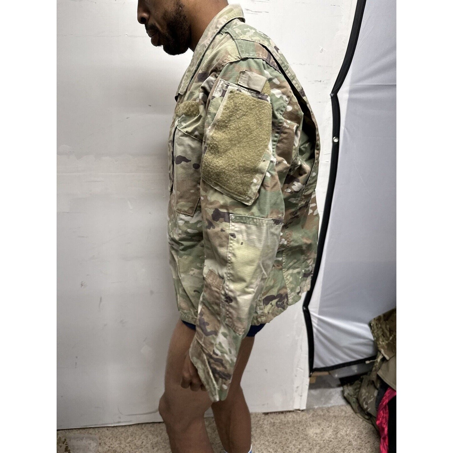 Men’s Ocp Army Air Force Top Blouse Coat Large Short