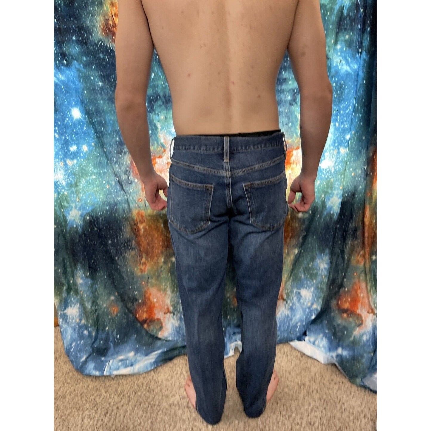 Men's Old Navy Athletic Taper Flex Blue Jeans 31" x 32"