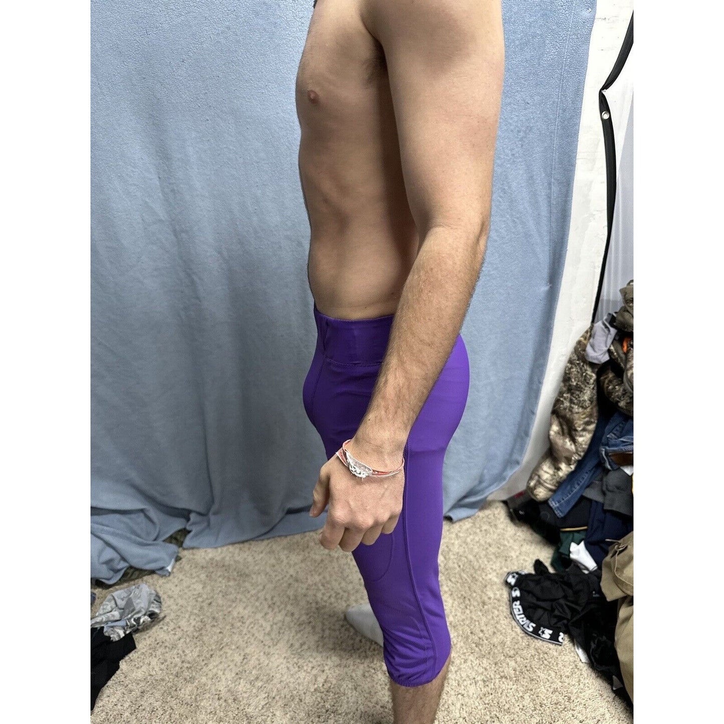 Men’s Rawlings Football Pants Medium Purple