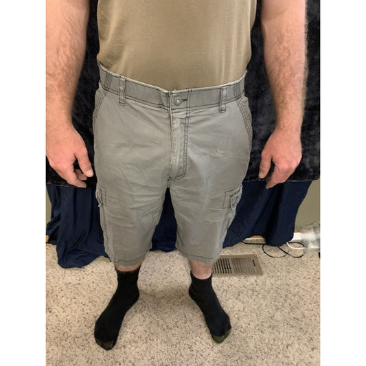 Wear First Gray Cargo Shorts Size 36