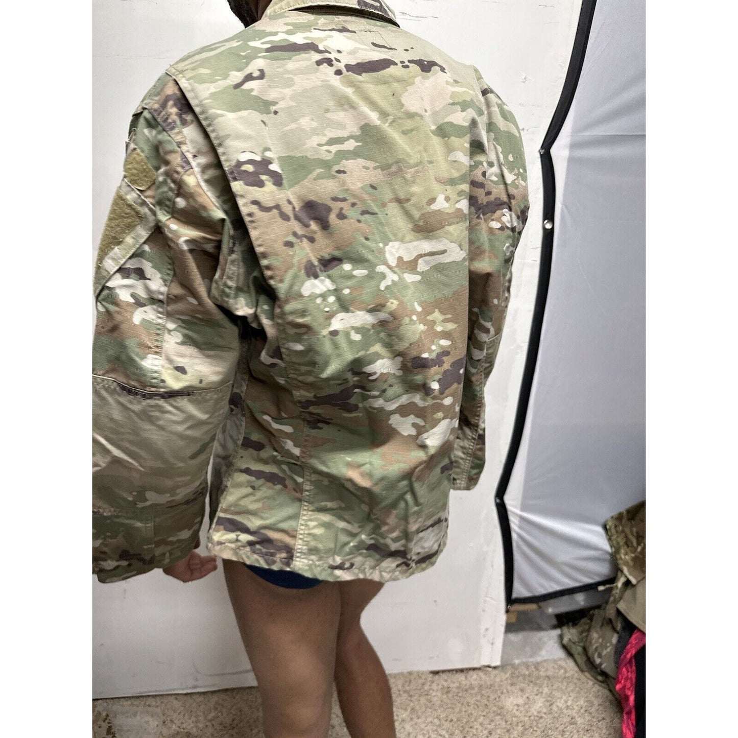 Men’s Ocp Army Air Force Top Blouse Coat Large Short