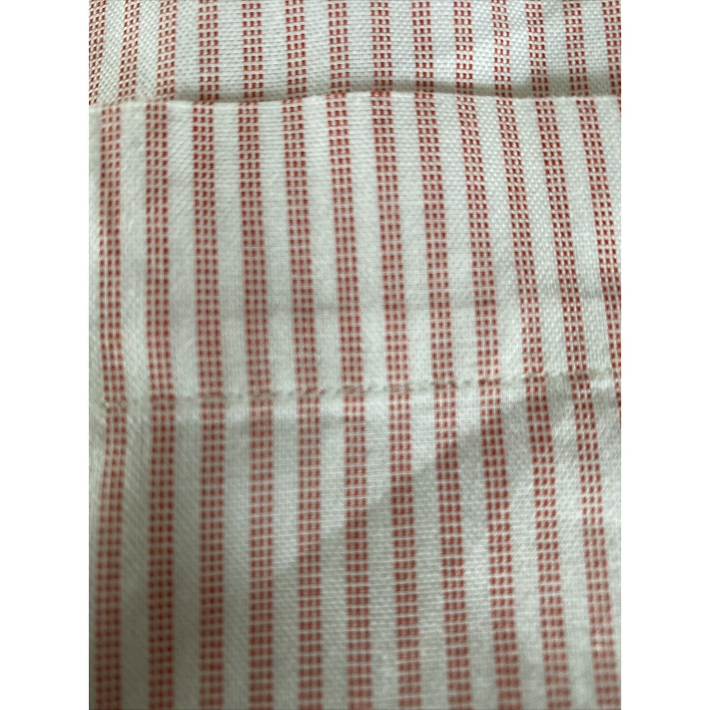 Nautica Men’s Size 16.5 (34/35) Active Fit Pink White Stripes Button-down Shirt