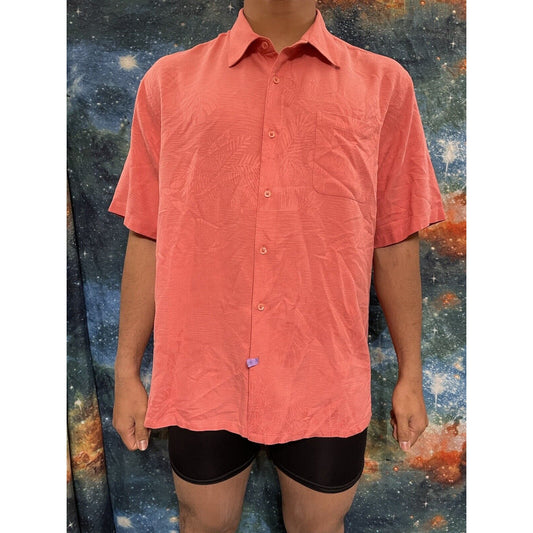 Men’s XXL Coral Island Repiblic Vintage Collection Palm Fronds button Shirt