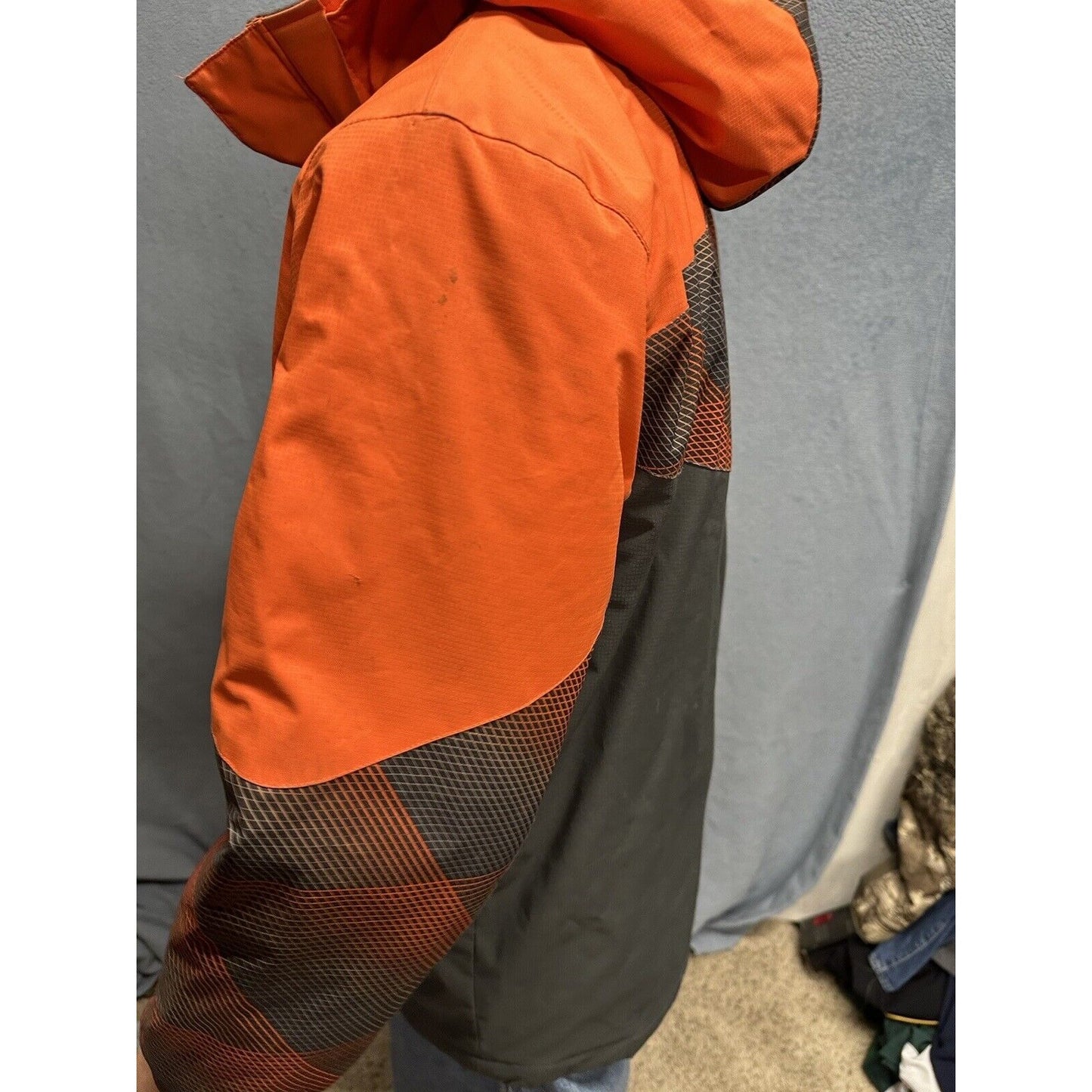 Boys Gray And Orange Large 14/16 Free Country Extreme Performance Snow Jacket