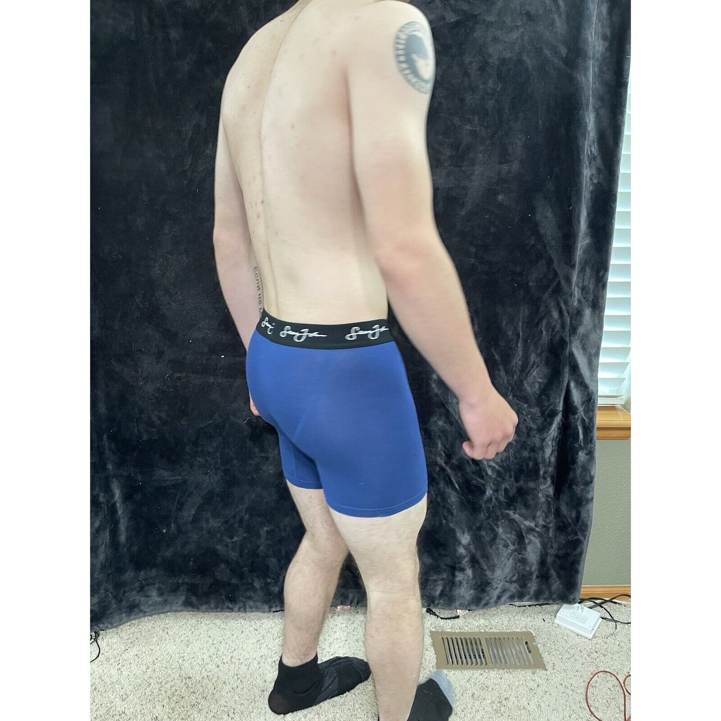 Men’s Sean John Blue Boxer Briefs Size Small