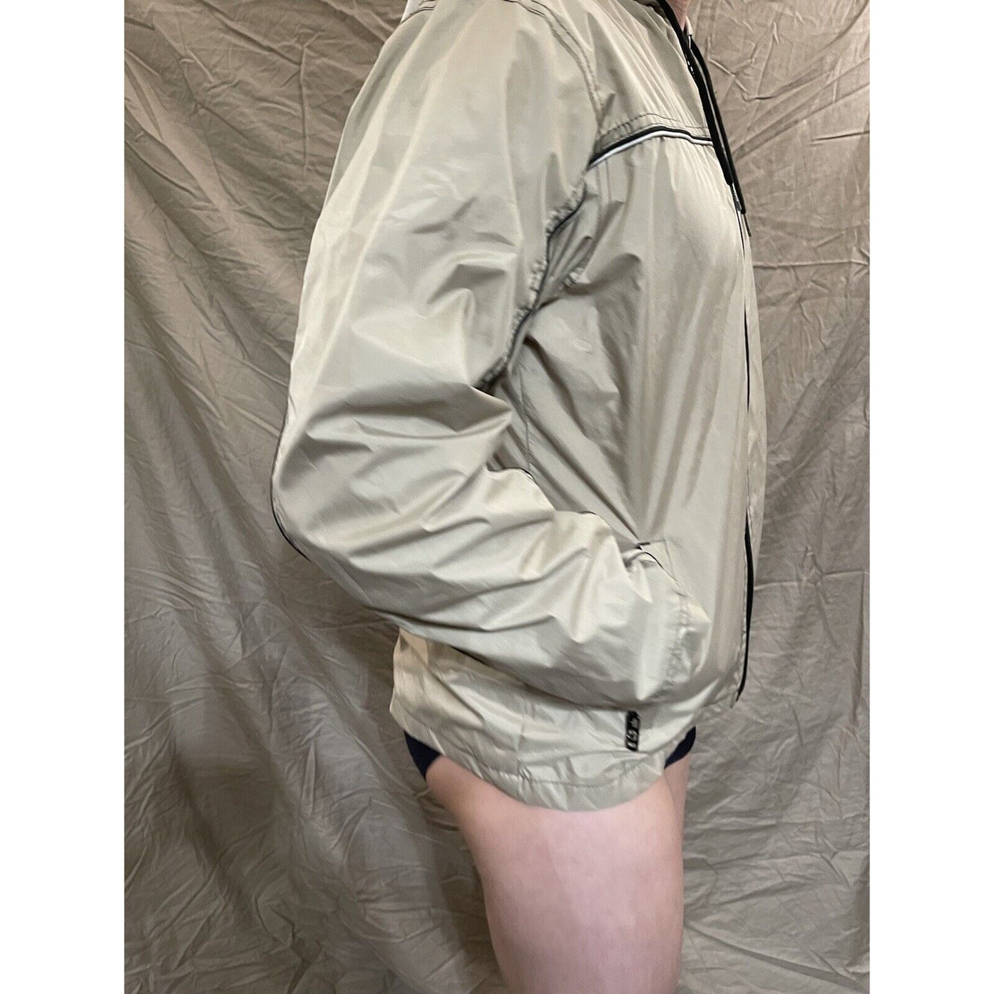 Men's PCI XL Pikes Peak Colorado full zip tan windbreaker