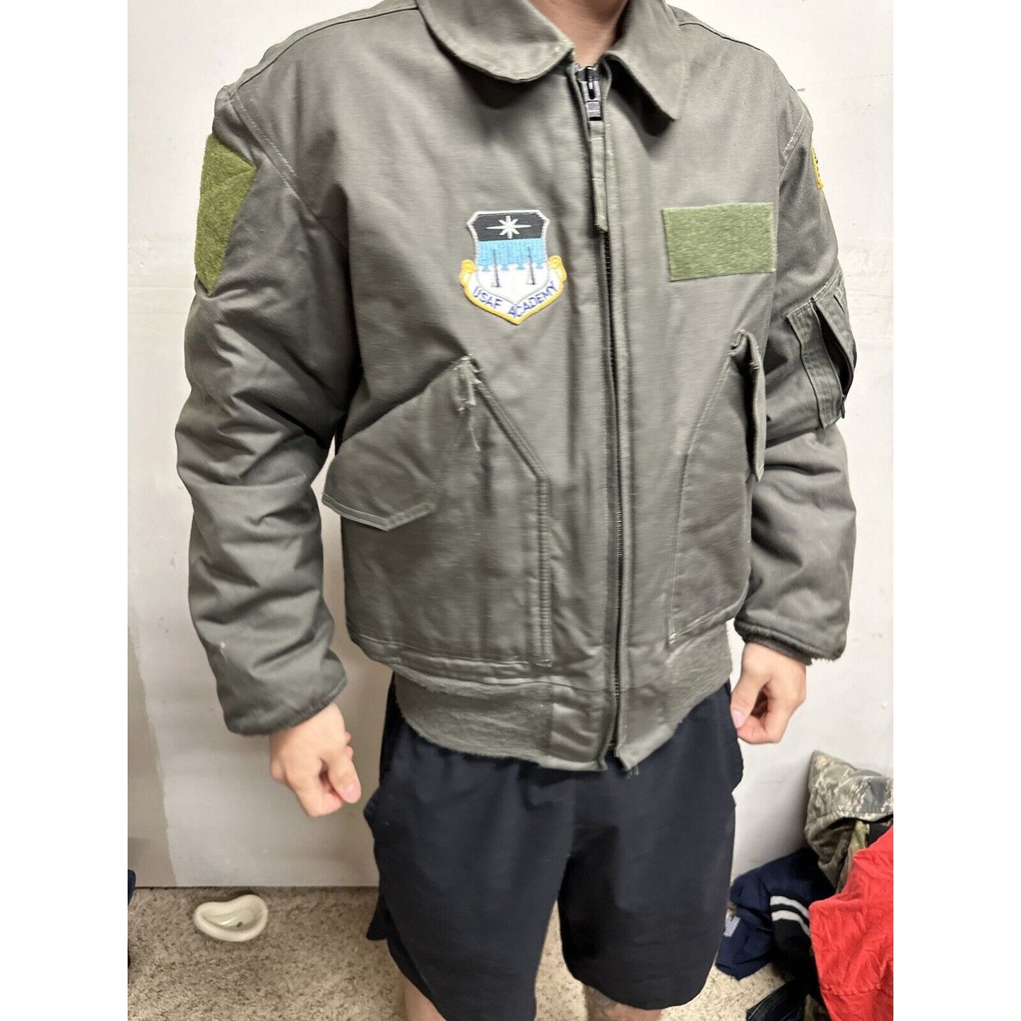 Men’s Air Force Academy USAFA Medium Jacket Flyer’s Cold Weather Flight Jacket