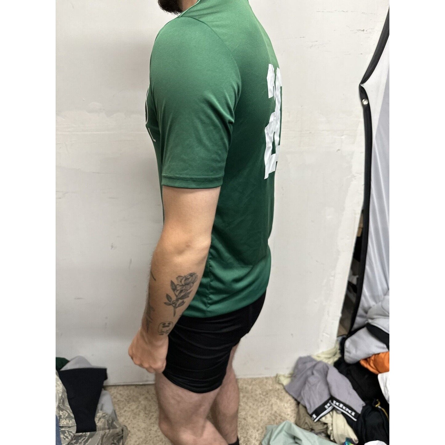 Men’s Small Green A4 Hawks Baseball Shirt Jersey