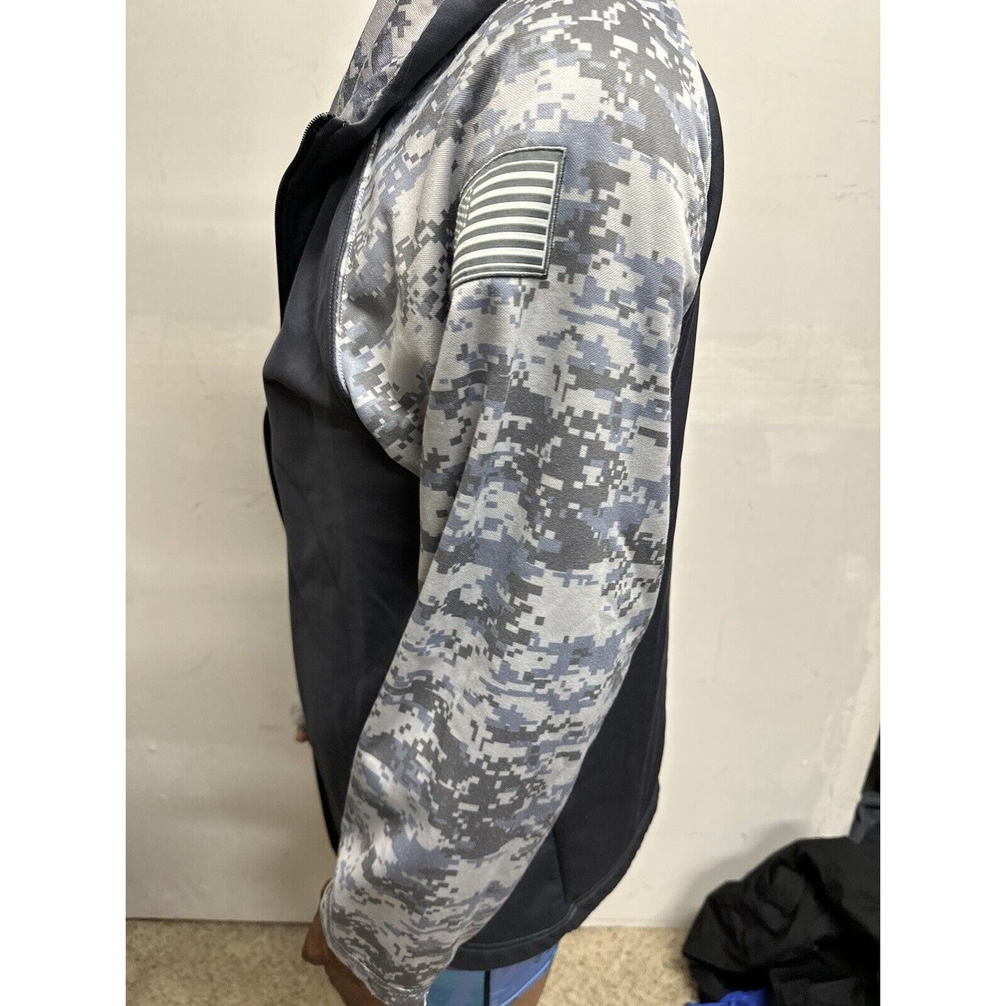 Men’s Colosseum 3XL Gray Camo Alabama Roll Tide Full Zip Hoodie Jacket