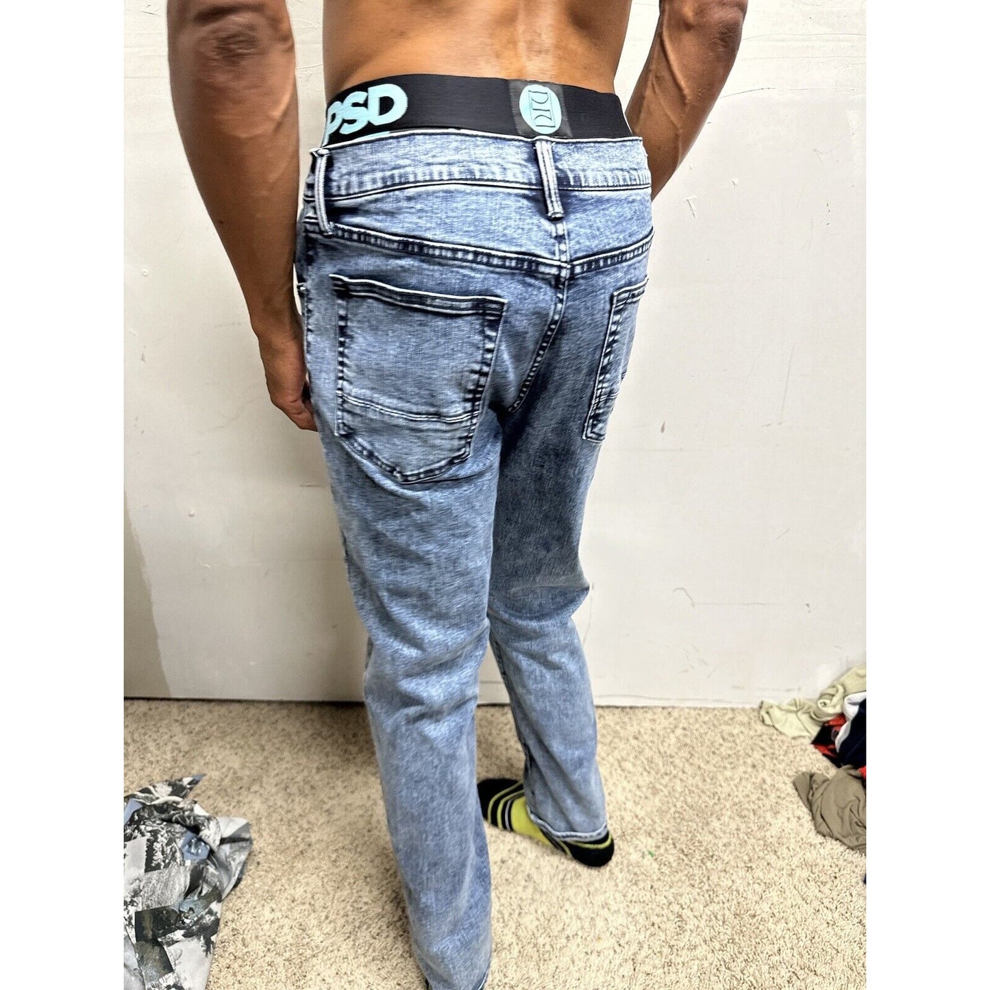 Men’s Blue Arizona Jeans 31x32 Straight Advanced Flex 360