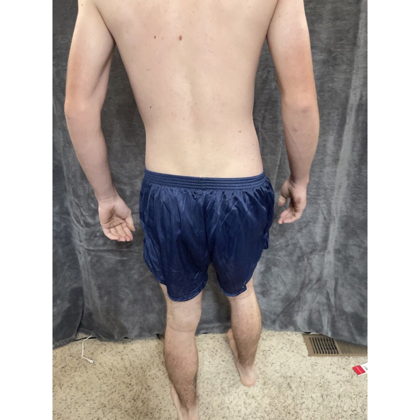 men's soffe ranger panties athletic shorts navy blue large