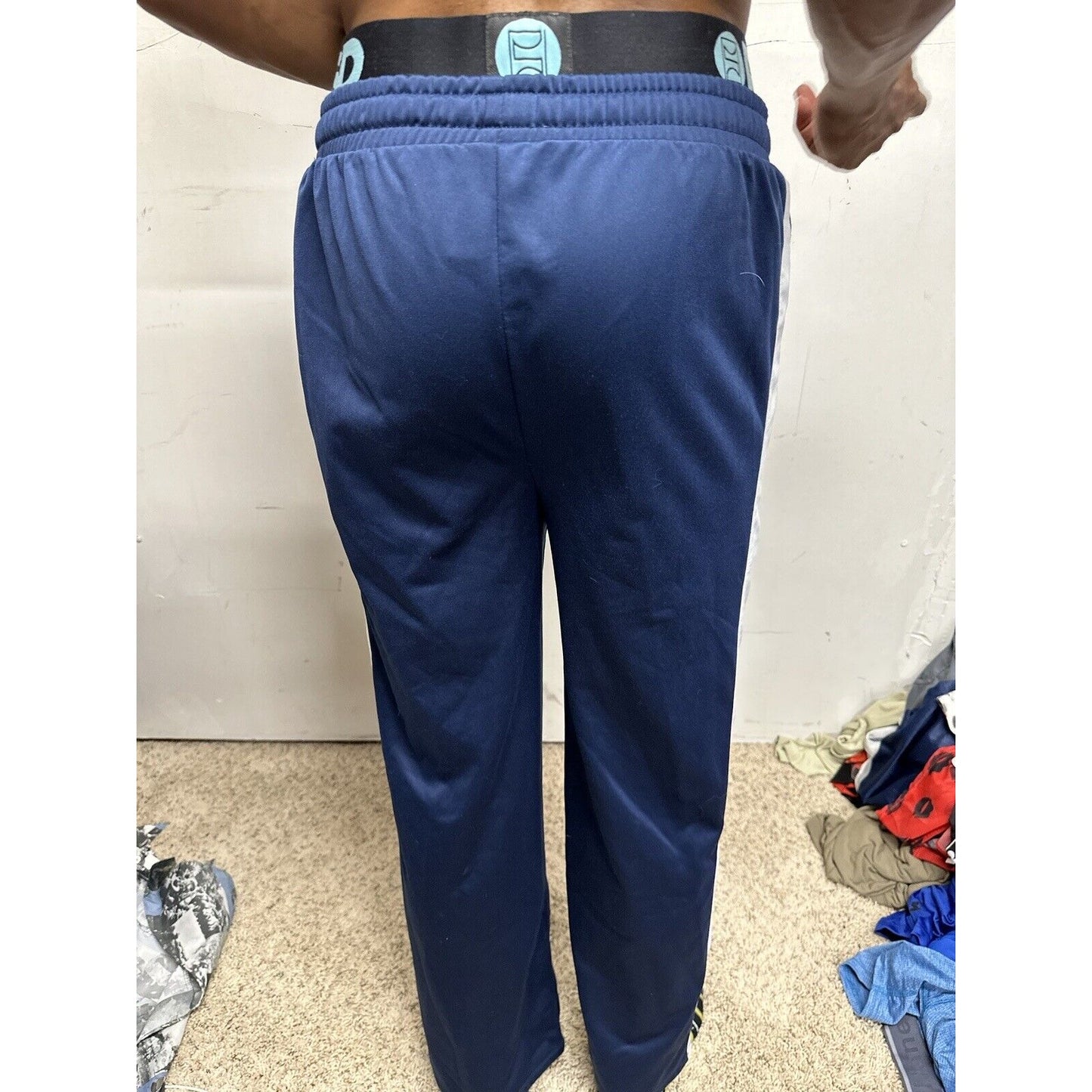 Men’s Blue Mighty Fine XS Nasa Sweat Pants