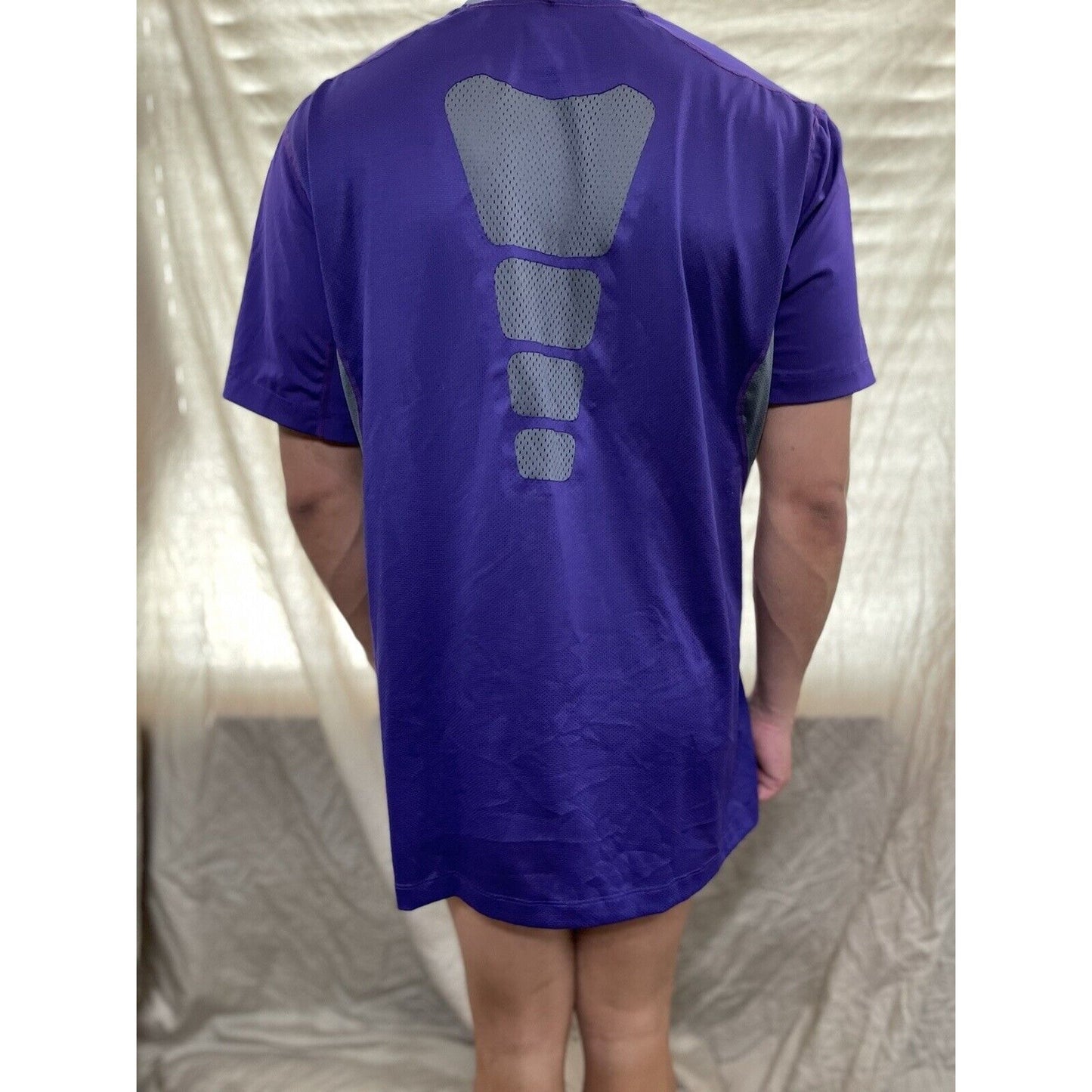 men's purple nike pro fitter athletic t-shirt XL