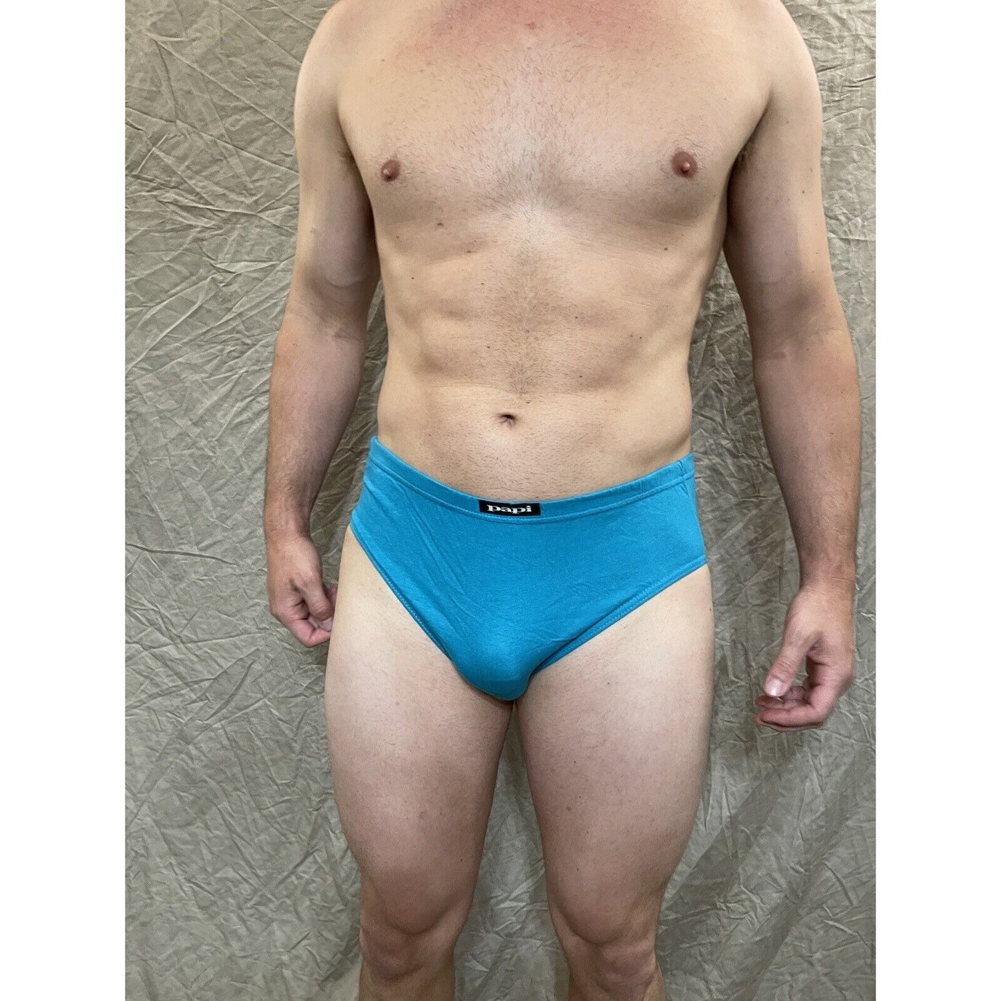 men's papi Aqua Green Large brief cotton