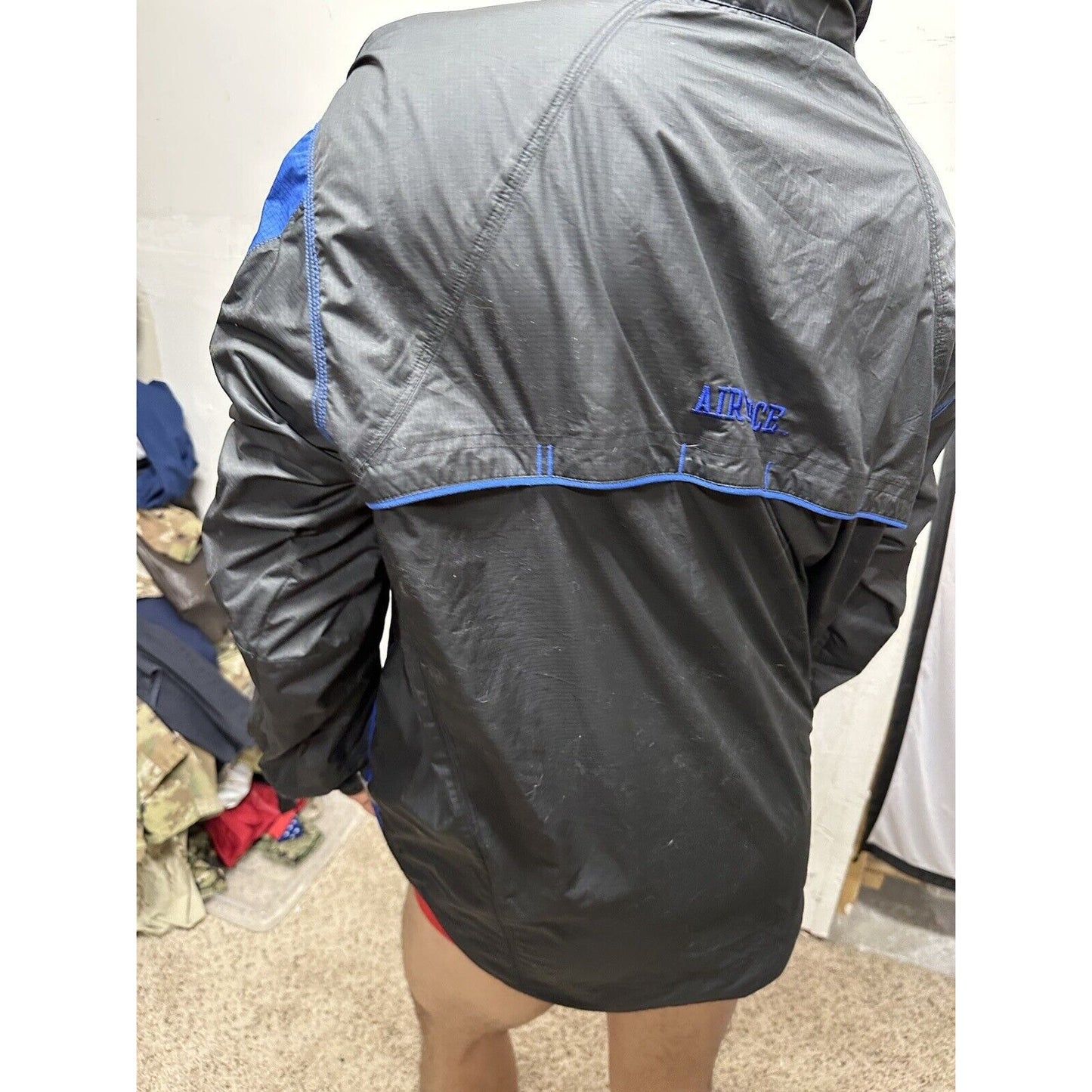 Men’s Nike Storm Fit Medium Blue USAFA Air Force Falcons Rain Jacket