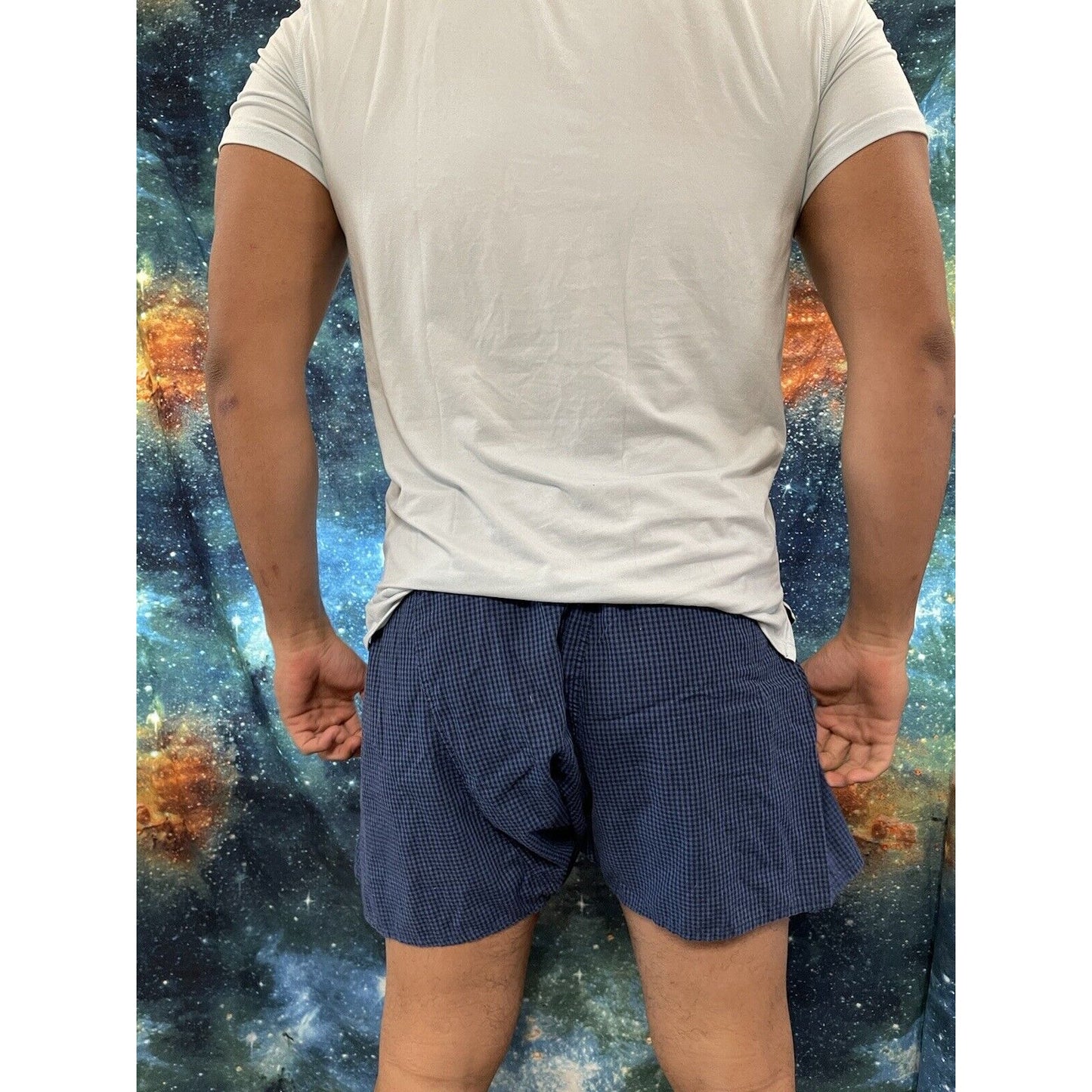 Men’s All In Motion Medium Light Blue/green workout shirt short sleeve