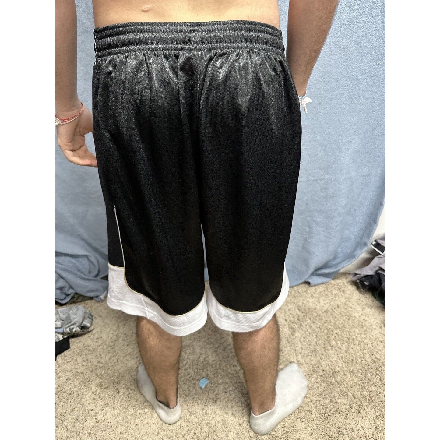 Men’s XL AND1 Black And White Athletic Shorts With Pockets
