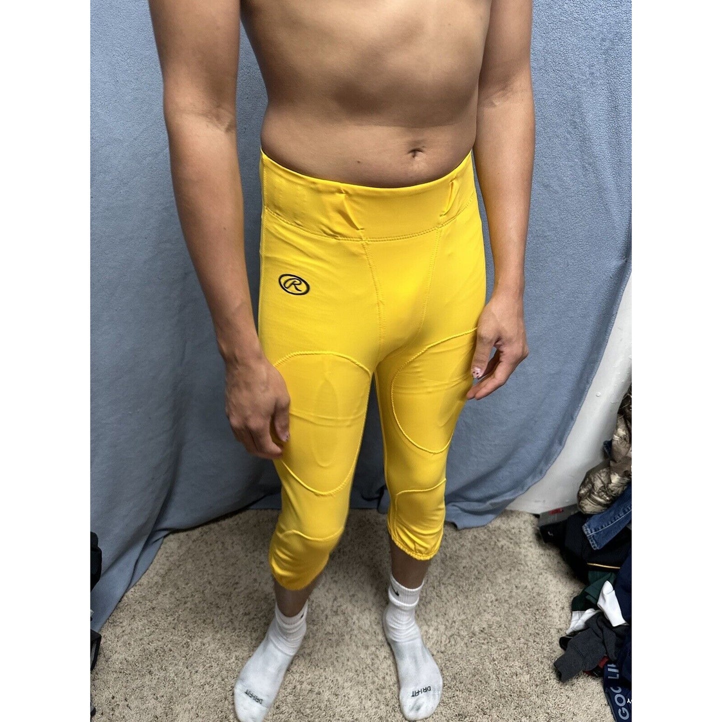 Men’s Gold / Yellow Rawlings Football Pants Medium