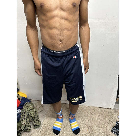 Men’s Blue Champion Navy Medium Athletic Shorts With Pockets