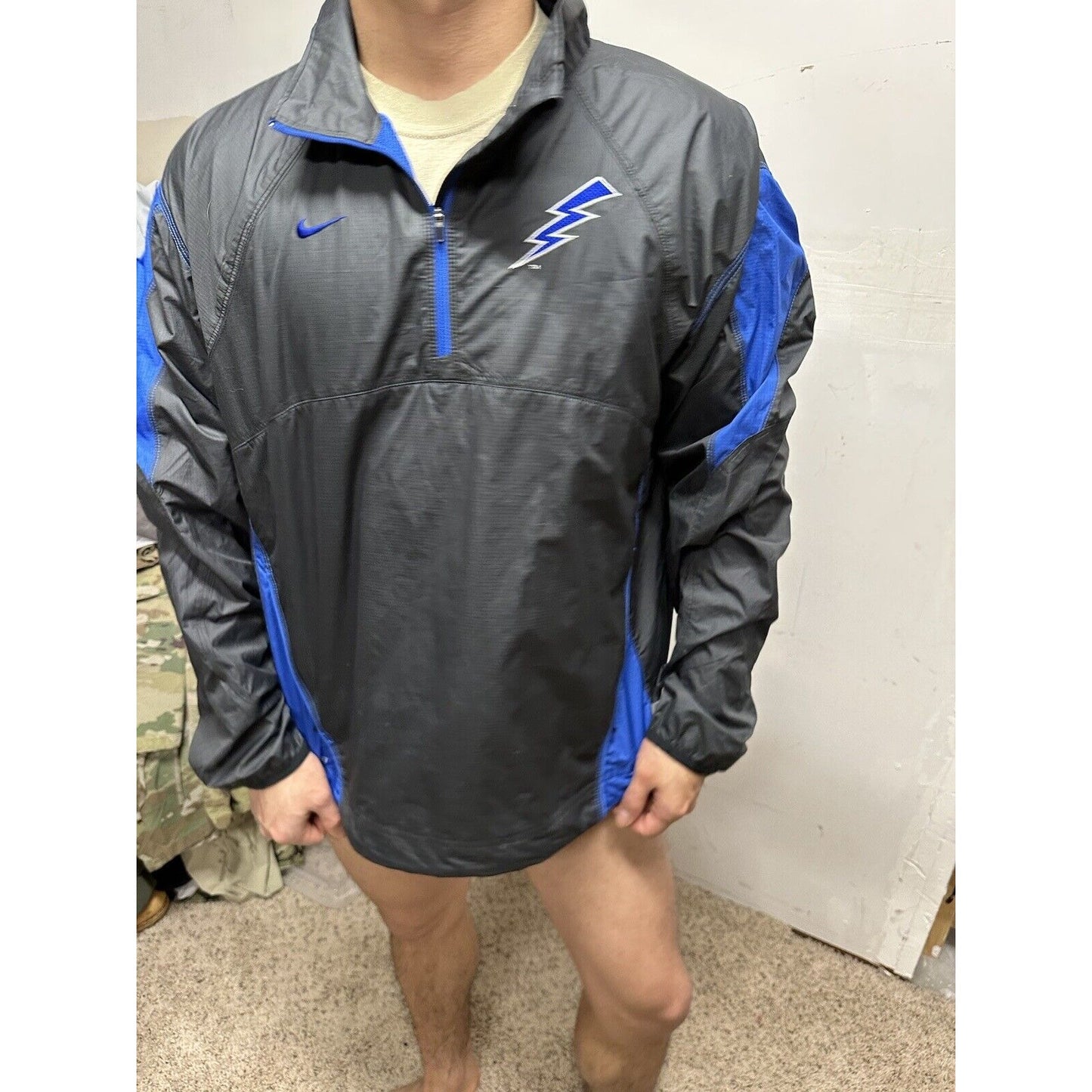 Men’s Nike Storm Fit Medium Blue USAFA Air Force Falcons Rain Jacket