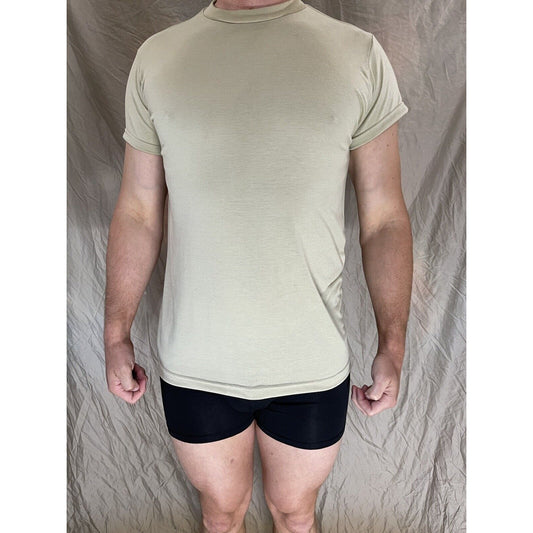 men's medium desert sand skillcraft troop support medium uniform t-shirt