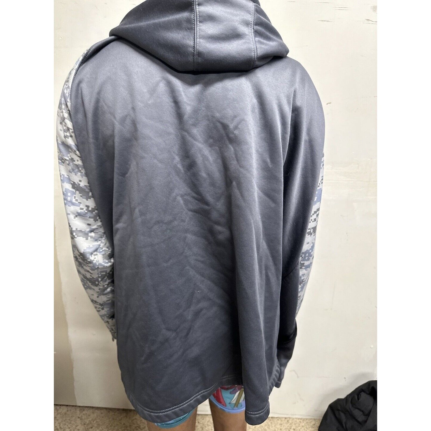 Men’s Colosseum 3XL Gray Camo Alabama Roll Tide Full Zip Hoodie Jacket