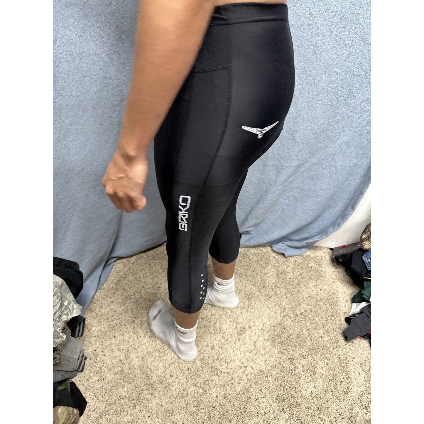 Men’s Black Briko Bicycle Pants Medium
