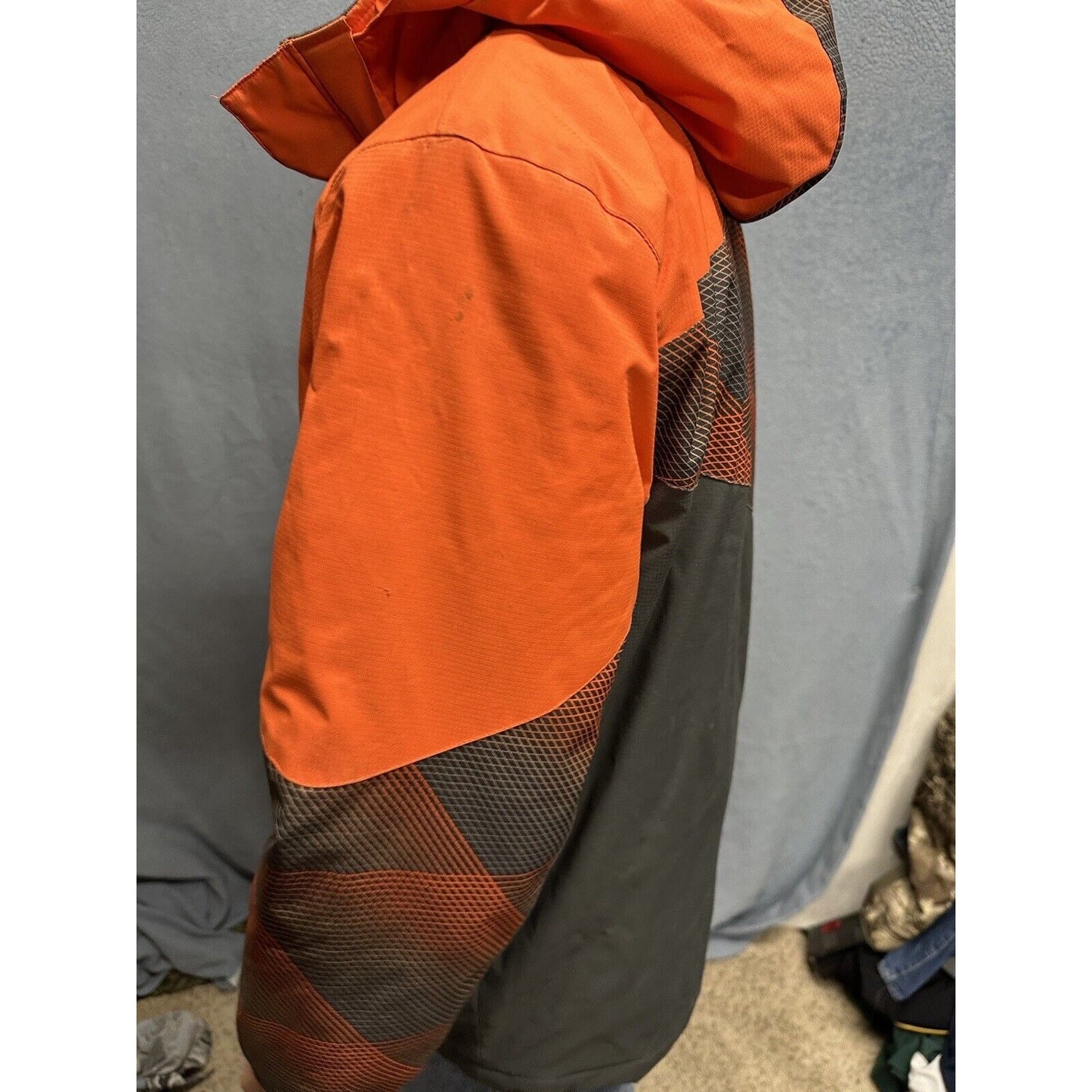 Boys Gray And Orange Large 14/16 Free Country Extreme Performance Snow Jacket