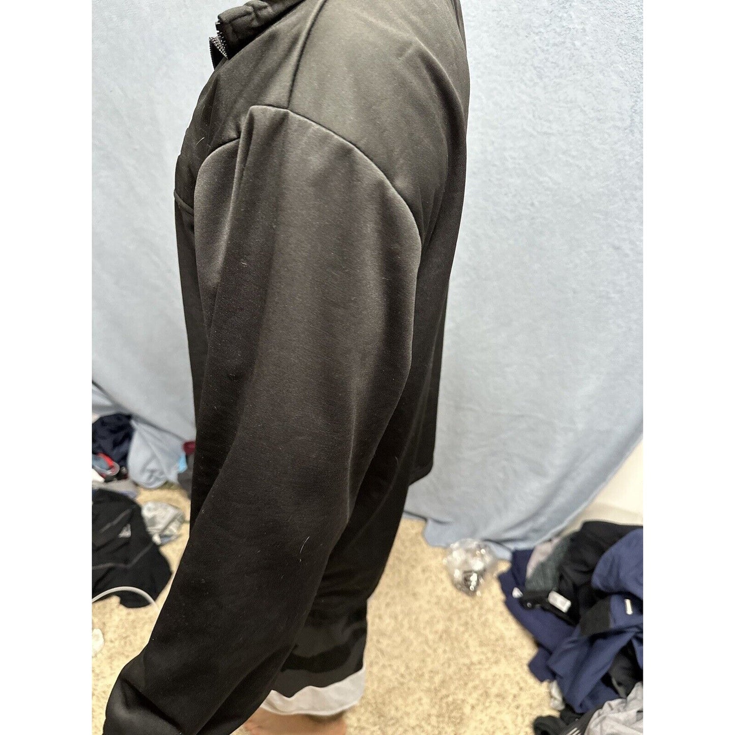Men’s Black Full Zip XL Us Olympics Committee Jacket Black