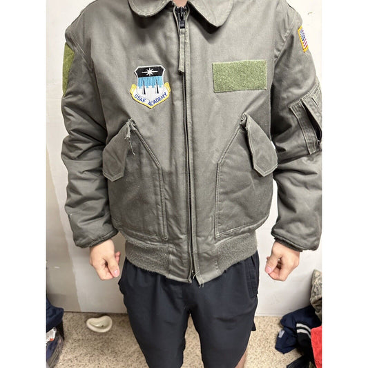 Men’s Air Force Academy USAFA Medium Jacket Flyer’s Cold Weather Flight Jacket
