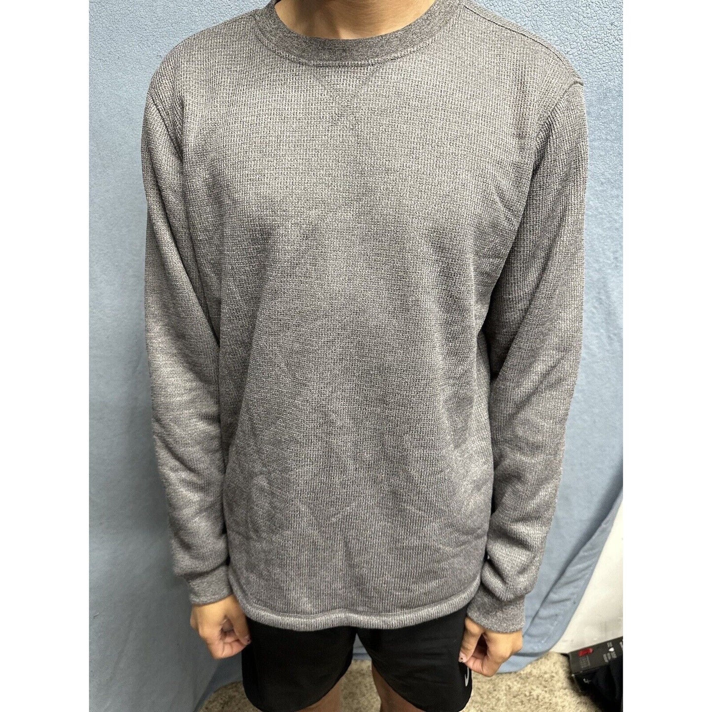 Men’s Pullover Gray B.C. Clothing Heritage Sweater Large