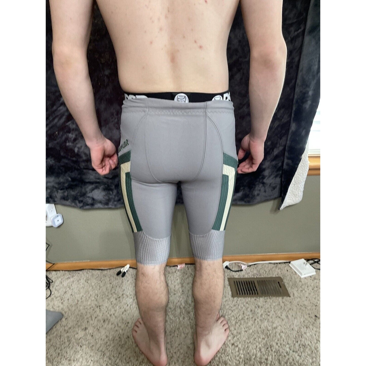 Men’s Baylor Gray Football Player Pants #40 Size 28 - Small