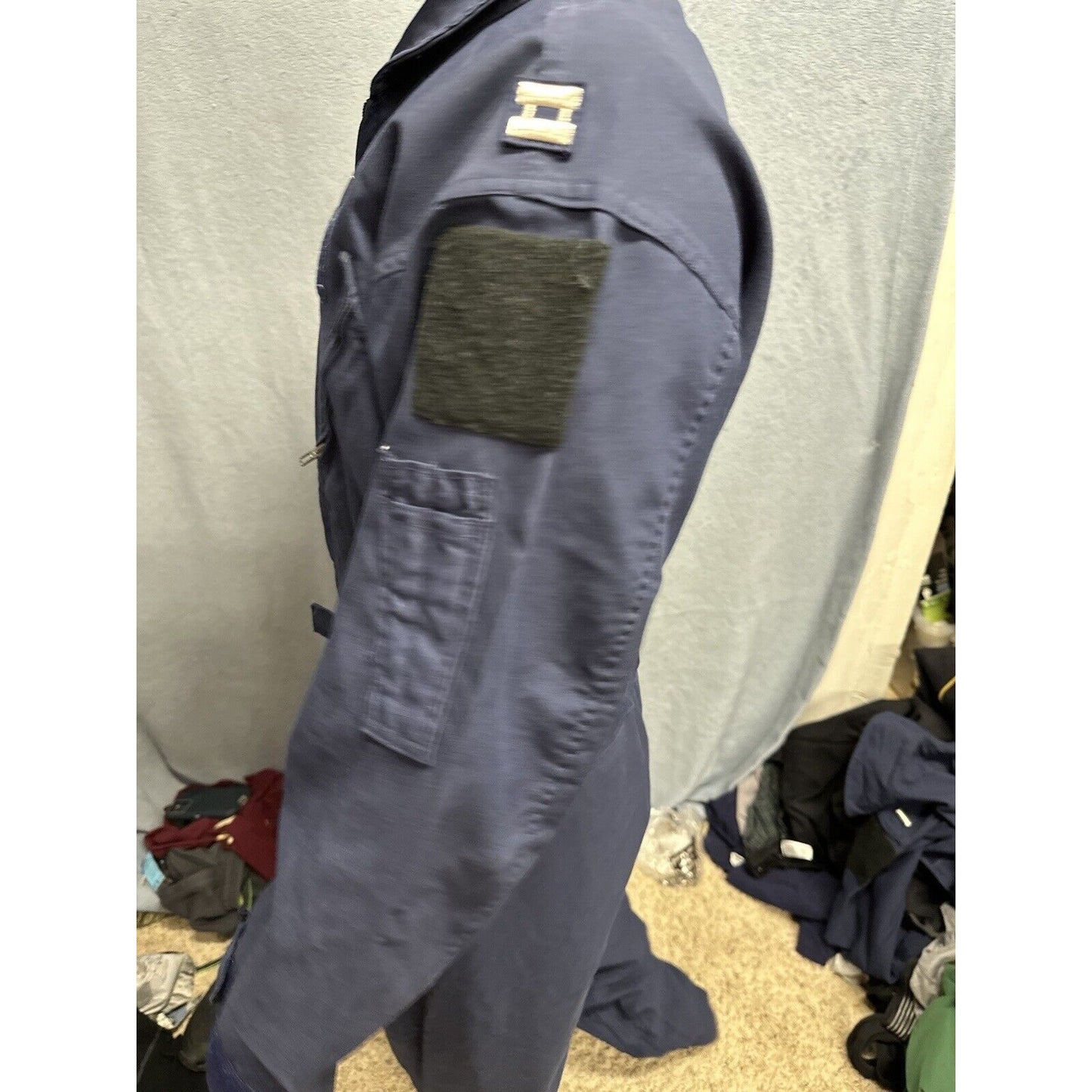 Men’s Dark Blue Strategic Air Command Missile Crew Coverall Uniform Suit O-3