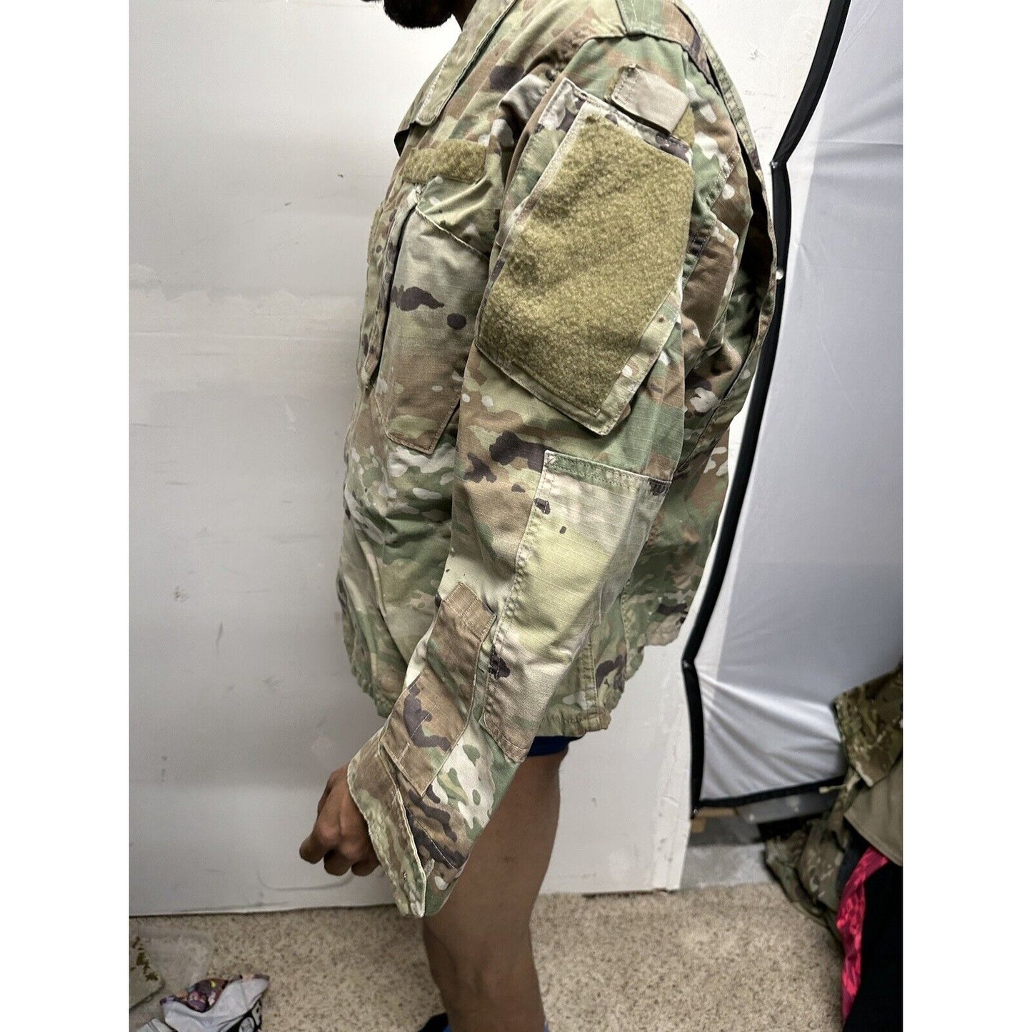 Men’s Ocp Army Air Force Top Blouse Coat Large Short