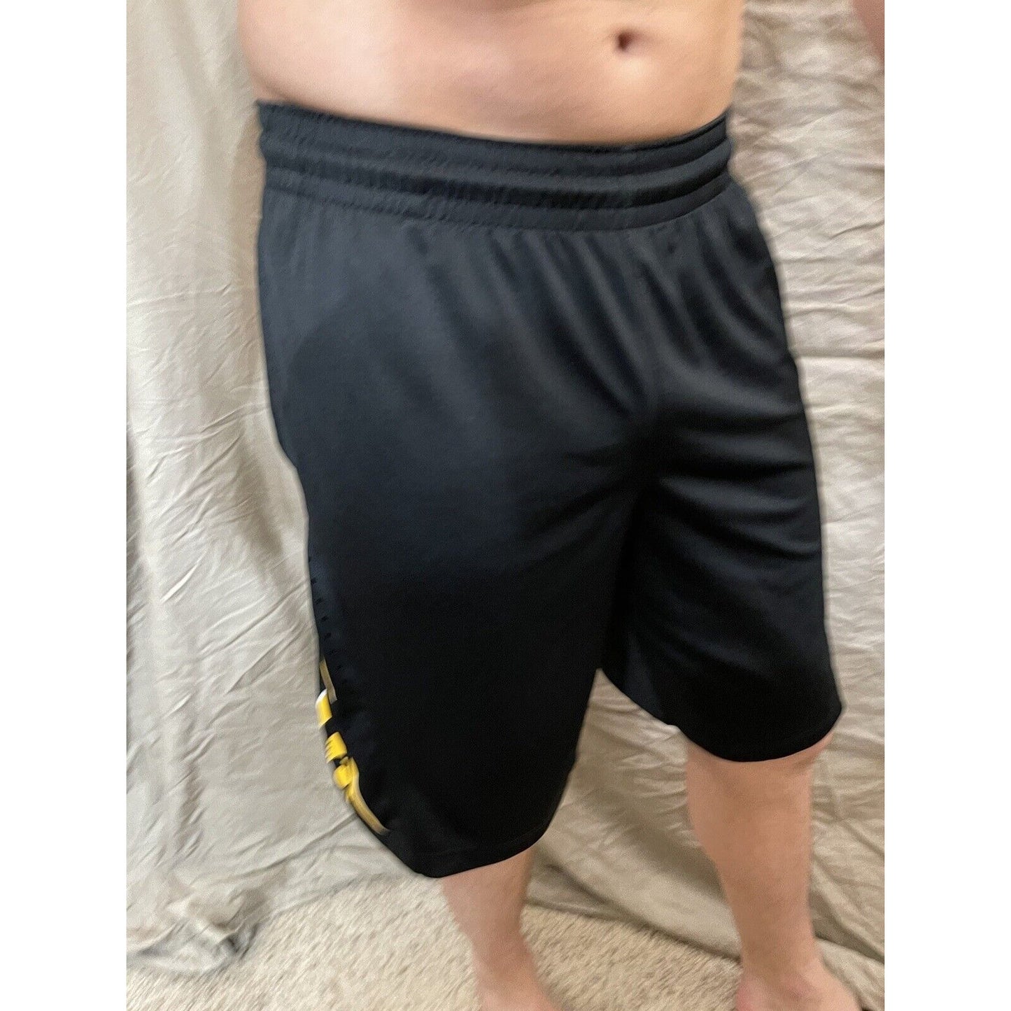 men's black nike dri-fit medium iowa shorts