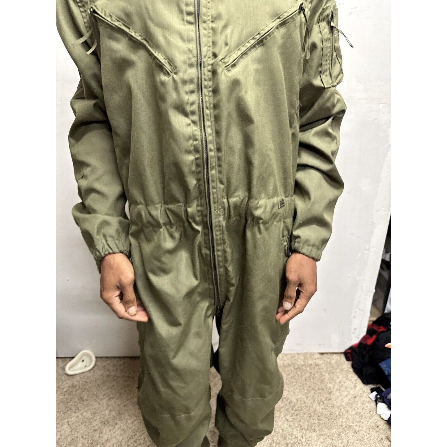 Men’s US Army Overalls Large Regular Military Uniform Combat With Patches