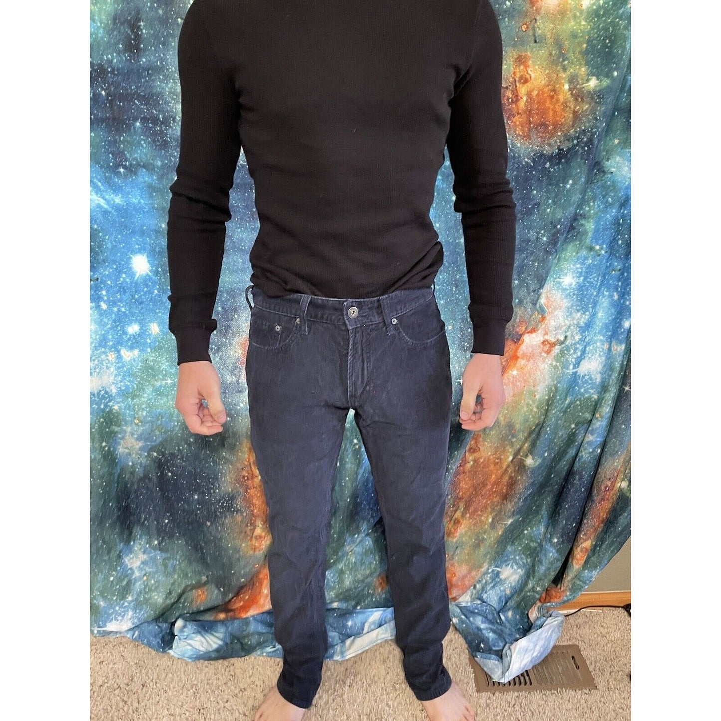 Men’s Old Navy Dark Blue Slim 32” x 34” courduroy pants
